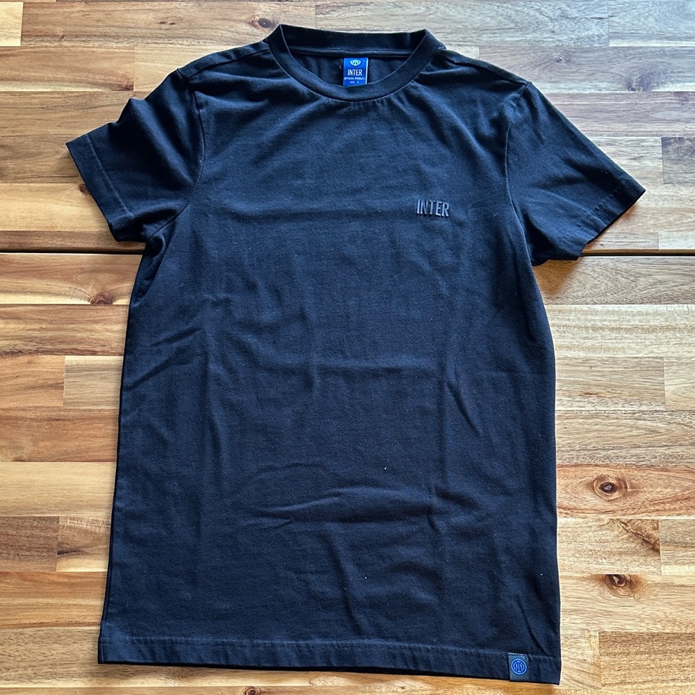 InterMilan Black Short Sleeve Men's Tee S
